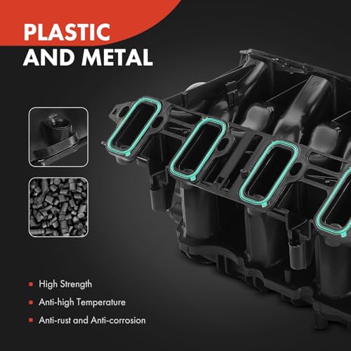 A-Premium Engine Intake Manifold Assembly Compatible with Chevrolet Silverado 1500 2500 Suburban 2500 GMC Sierra 1500 Yukon XL 2500 Savana 2500 3500 09-20 Cadillac Escalade 2009-2014 - Image 2