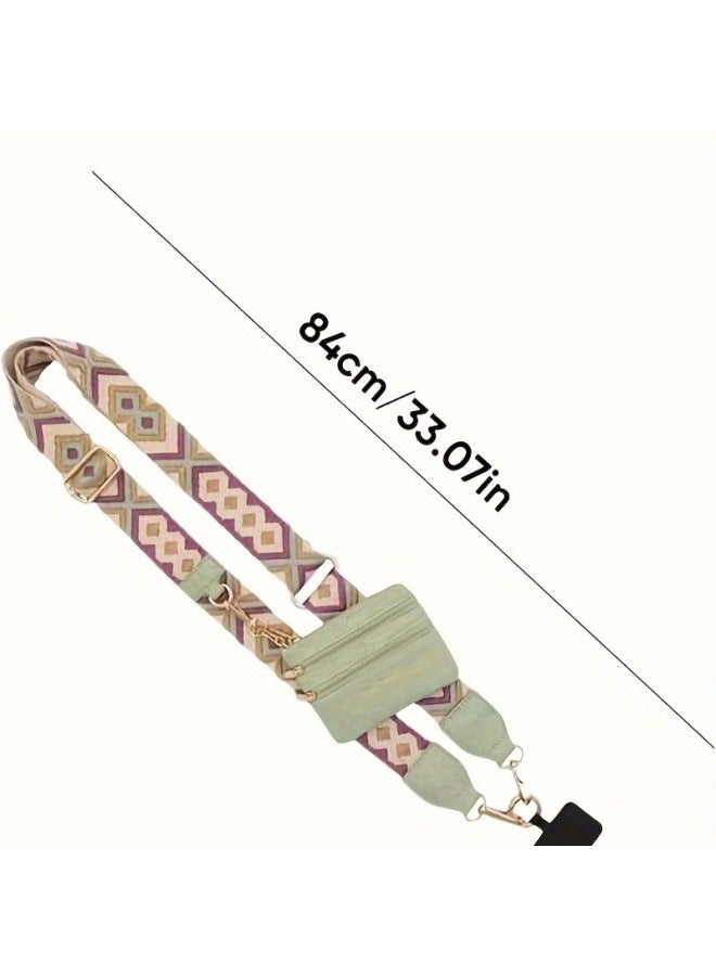 2025 Crossbody Small Bag Shoulder Strap Women's Bag With Pad Circle Matching Single Shoulder Strap Crossbody Strap Ribbon-Specification:Beige Circle  - Image 4