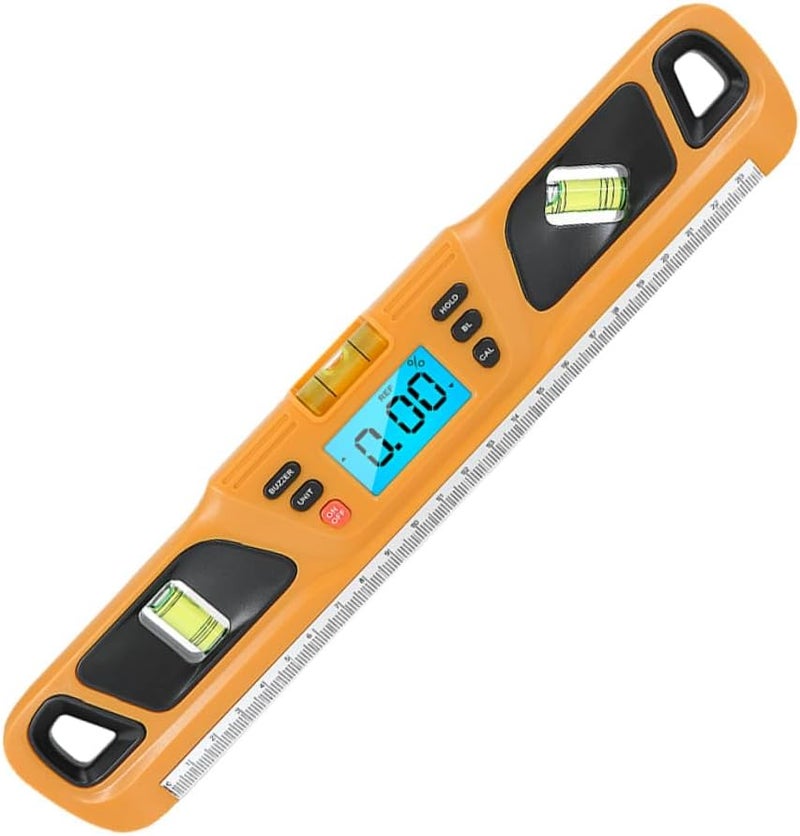 Backlit Bubble Level Ruler With Voice Prompt Anti Drop Design For Wall Decoration - Image 1