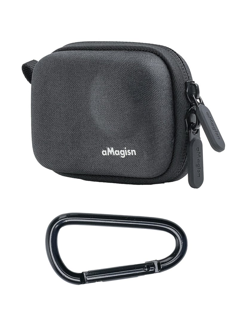 aMagisn حقيبة تخزين من aMagisn لكاميرا Insta360 GO Ultra – حقيبة حماية مبطنة بالمخمل متوافقة مع الغطاء السيليكوني أو القفص - Image 1