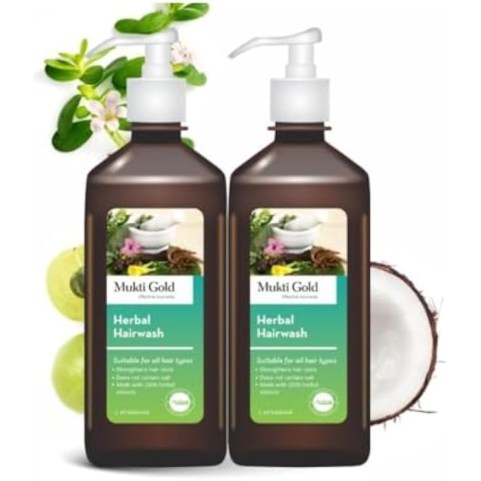 Mukti Gold Hair Wash 500 ml.