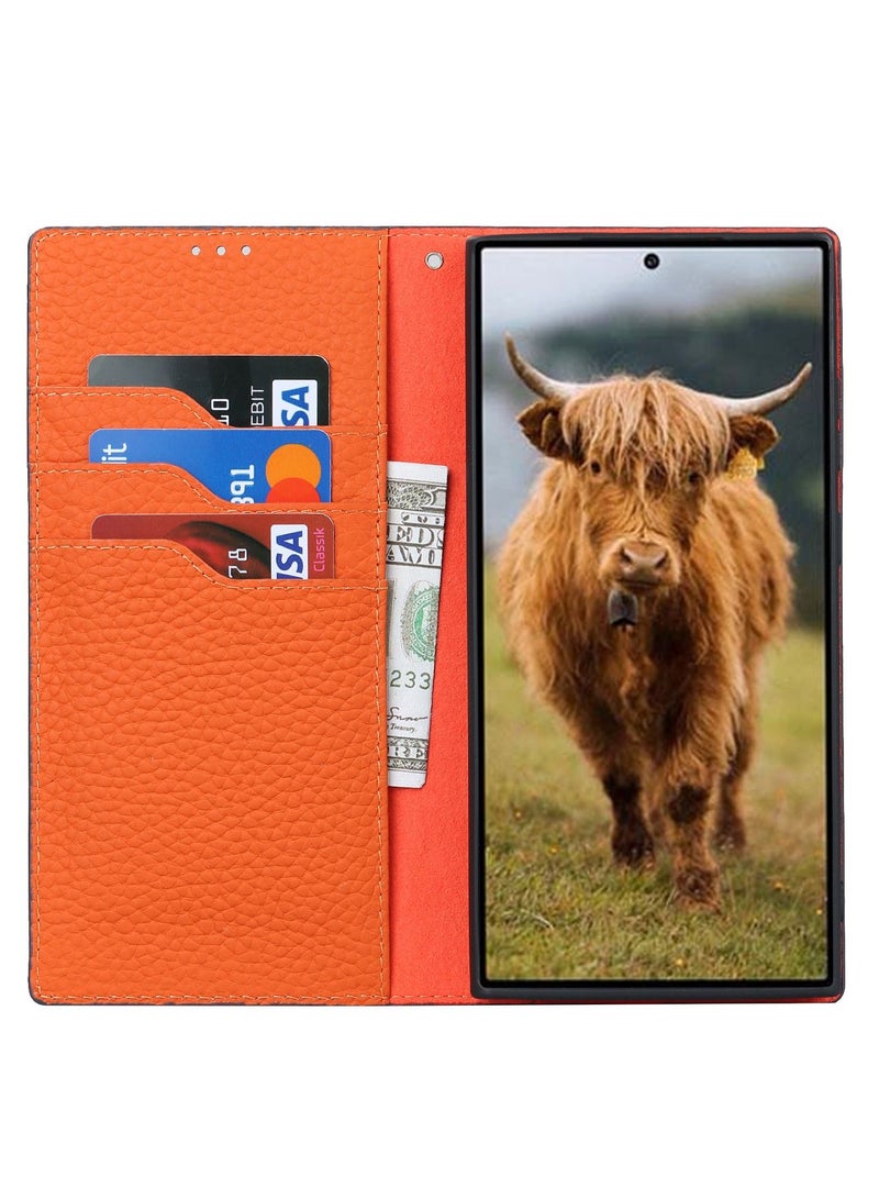 Suteni Flip Cover Card Slots Leather Phone Case for Samsung  - Image 3