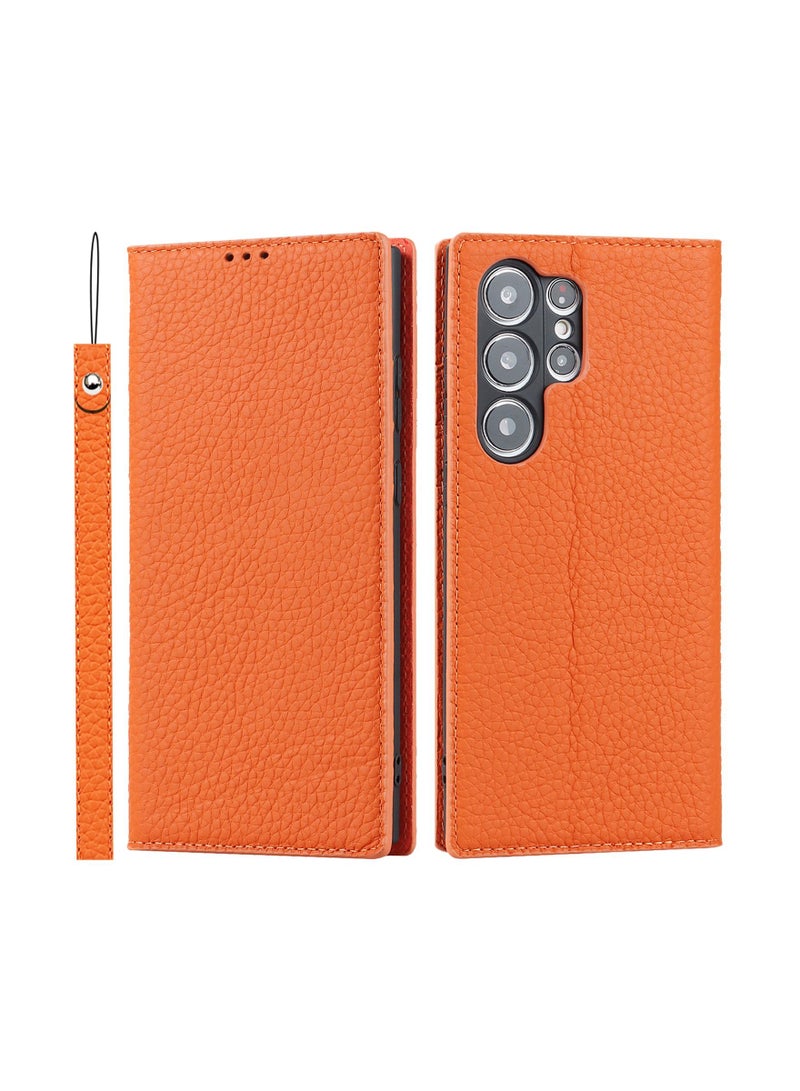 Suteni Flip Cover Card Slots Leather Phone Case for Samsung  - Image 1