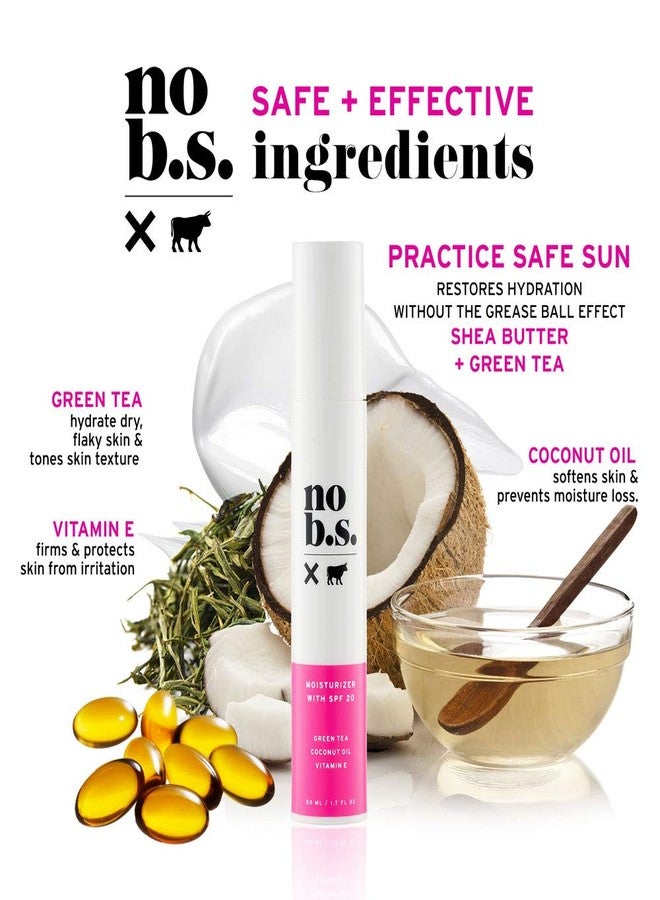 NO B. S. NO BAD STUFF No B.S. (No Bad Stuff) Protect & Correct Duo, Daytime Face Moisturizer with Spf 20 & Nighttime Face Cream with Retinol, Day & Night Skincare Set, Skin Care for Women & Men, 1.7 FL Oz & 1 FL Oz - Image 3