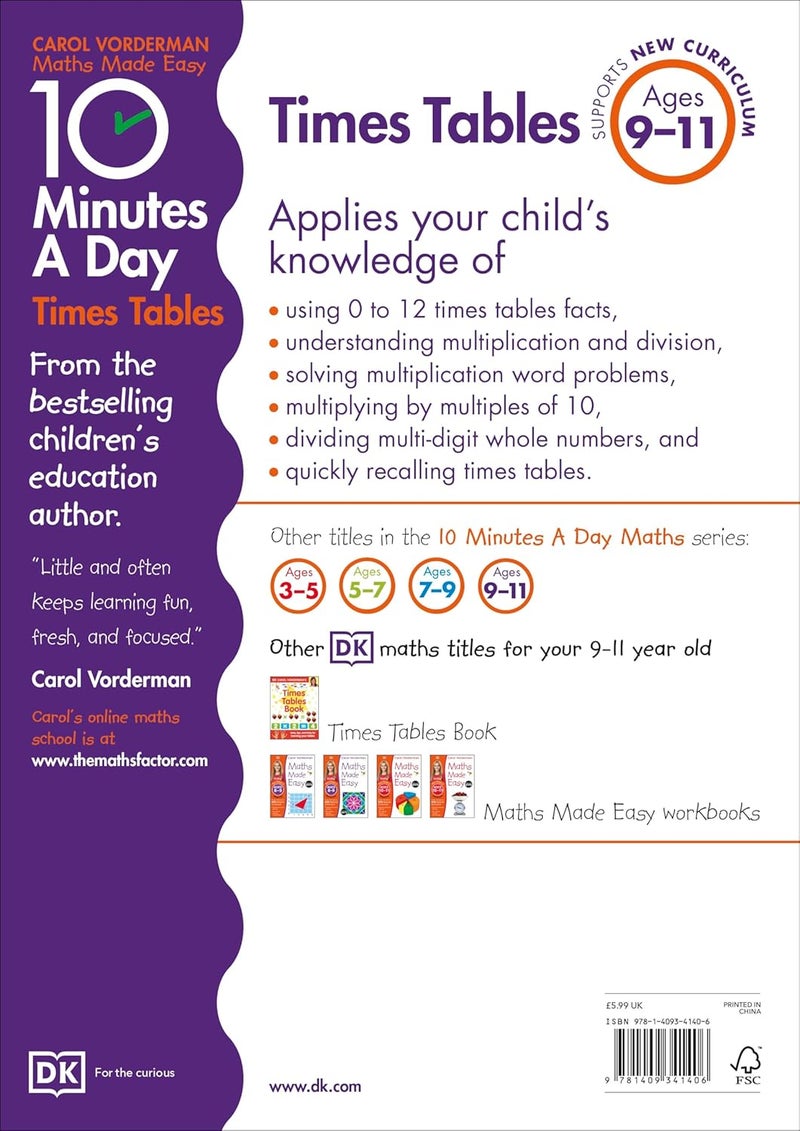 10 Minutes A Day Times Tables - Image 2