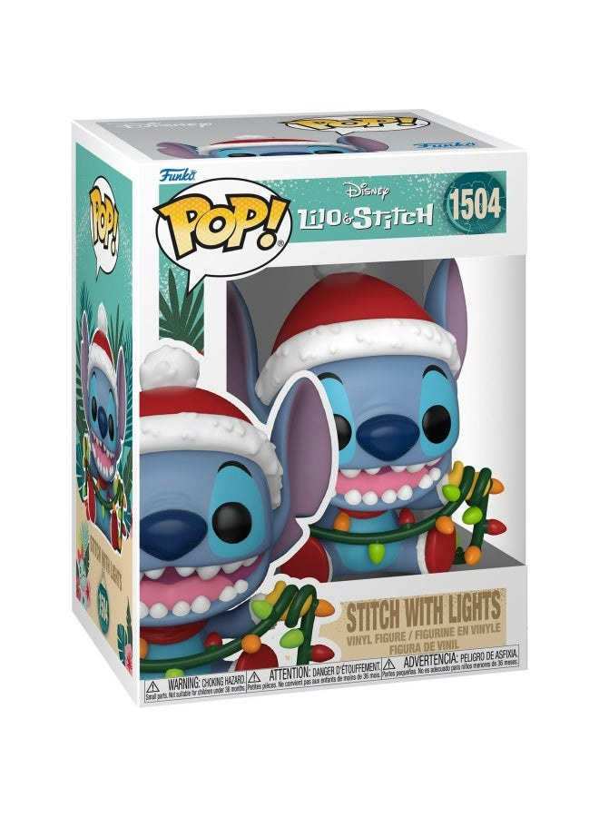Funko POP! Disney Lilo & Stitch Stitch Stitch with Lights Vinyl Figure (10.16 cm) - Image 1