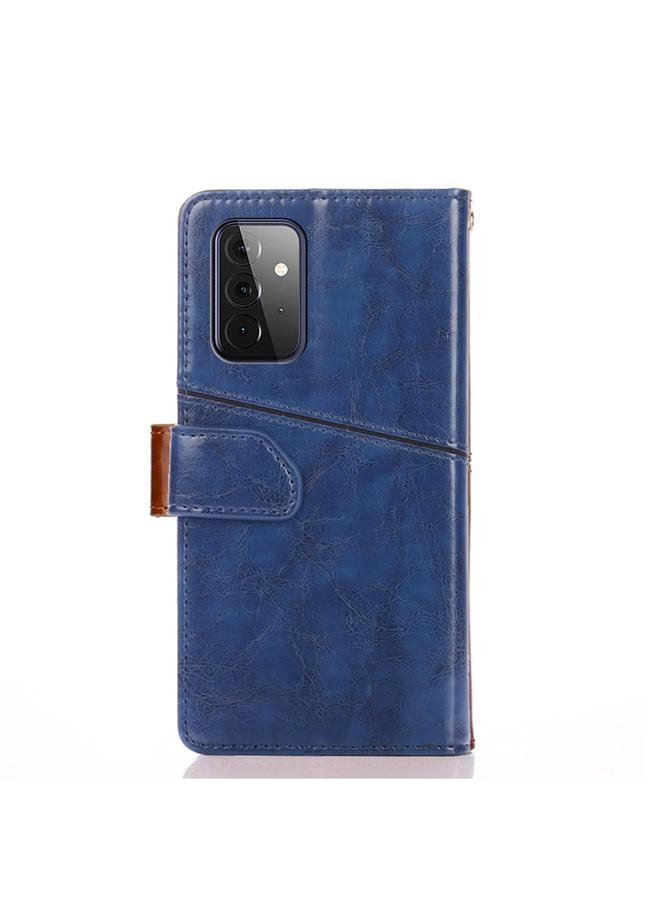 S-TOP Case For Samsung Galaxy A72 5G / 4G Geometric Stitching Horizontal Flip TPU + PU Leather Case with Holder & Card Slots & Wallet - Image 3