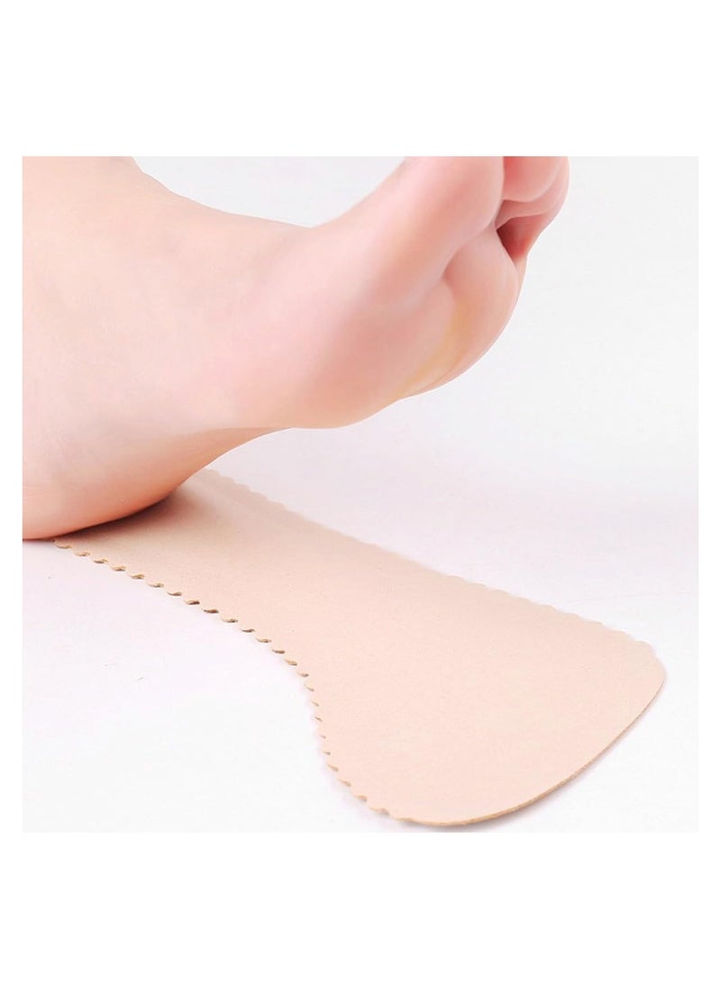 KASTWAVE - 4 Pair Soft Sweat Absorbing High Heel Insole, Self-Adhesive Non-Slip Invisible Insoles for Sandals, Comfort Breathable Shoe Pads for Women Summer Sandals High Heels Use, 37-38 Size - Image 1
