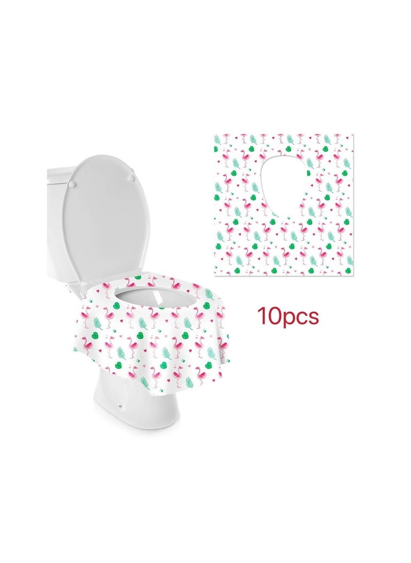 Generic Toilet Seat Covers Disposable,10PCS Waterproof Individually Wrapped Toilet Seat Covers for Adults Toddlers Kids Potty Training,Travel Accessories for Airplane Road Trips and Camping  - Image 1