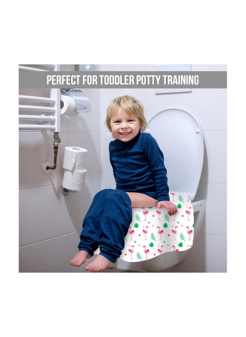 Generic Toilet Seat Covers Disposable,10PCS Waterproof Individually Wrapped Toilet Seat Covers for Adults Toddlers Kids Potty Training,Travel Accessories for Airplane Road Trips and Camping  - Image 3