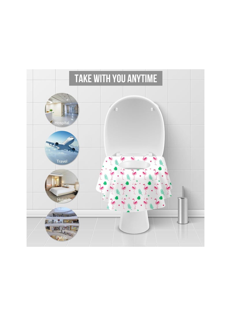 Generic Toilet Seat Covers Disposable,10PCS Waterproof Individually Wrapped Toilet Seat Covers for Adults Toddlers Kids Potty Training,Travel Accessories for Airplane Road Trips and Camping  - Image 2