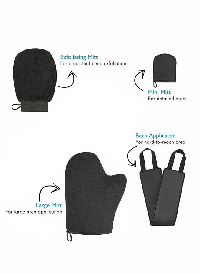 Realfrog Self Tanning Mitt Applicator Kit, Back Tanning Applicator Tanning Mitts Set - Image 2