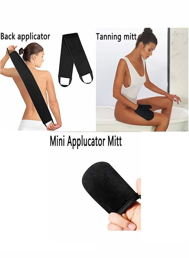Realfrog Self Tanning Mitt Applicator Kit, Back Tanning Applicator Tanning Mitts Set - Image 3
