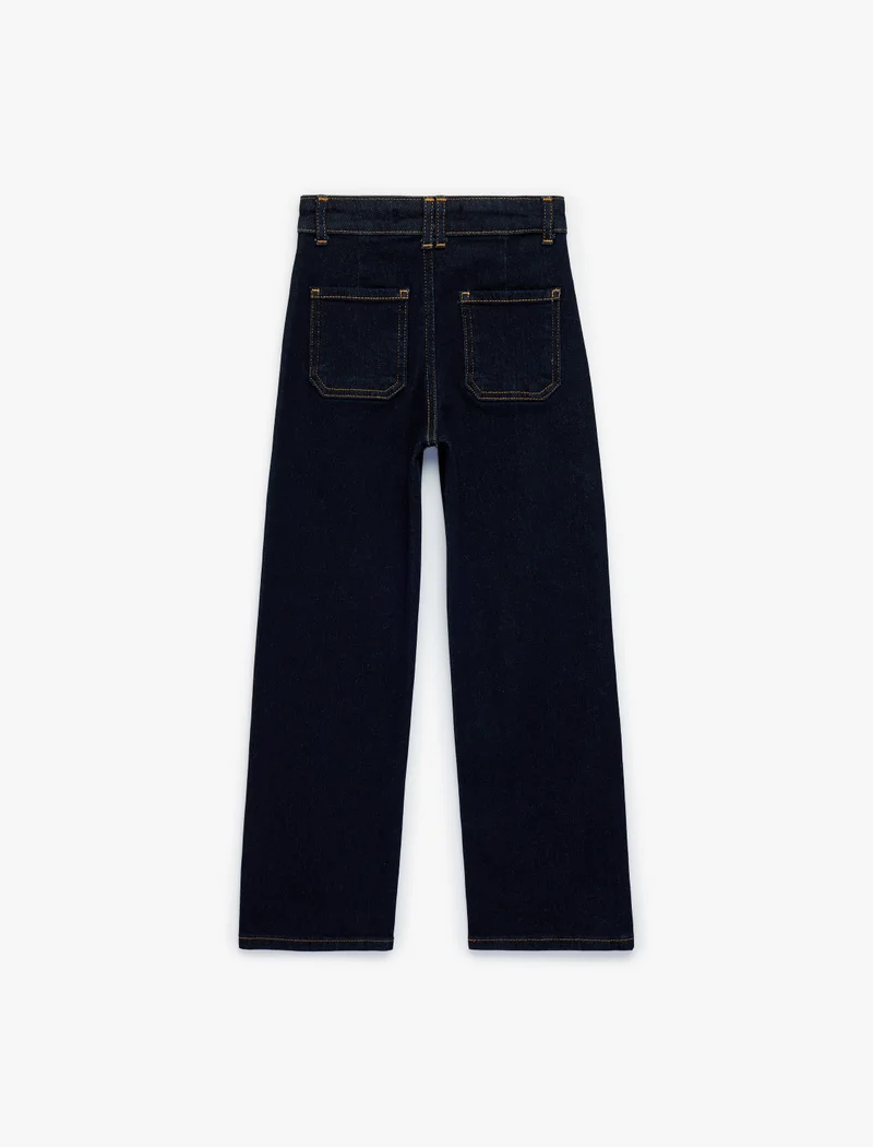 كوتون Wide Leg Jeans