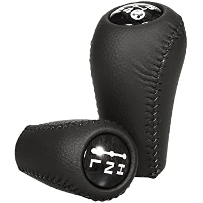 rayihni Eacam 5 Speed Manual Transmission Shifter Knobs Stick  Leather Gear Shifting Knob for Toyota Land Cruiser Prado 4 RunnerHilux 3350420120C0 - Image 2