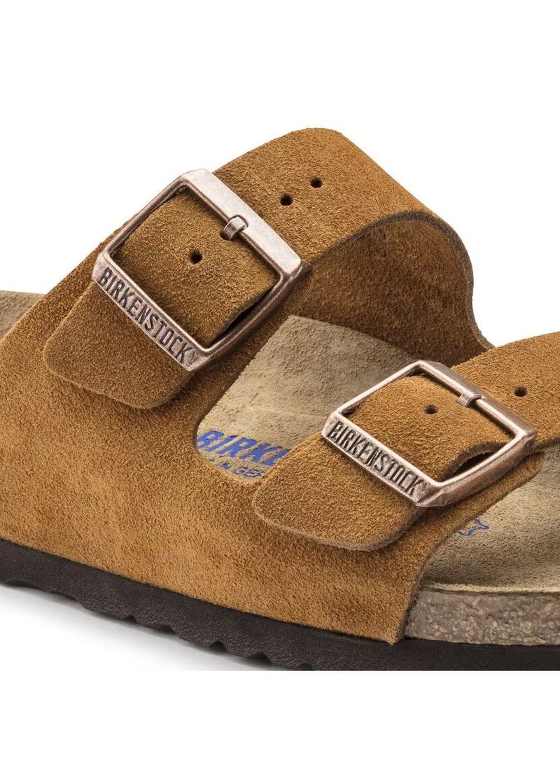 BIRKENSTOCK Arizona Soft Footbed Suede Leather - Mink  - Image 2