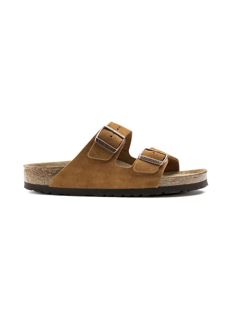 BIRKENSTOCK Arizona Soft Footbed Suede Leather - Mink  - Image 4