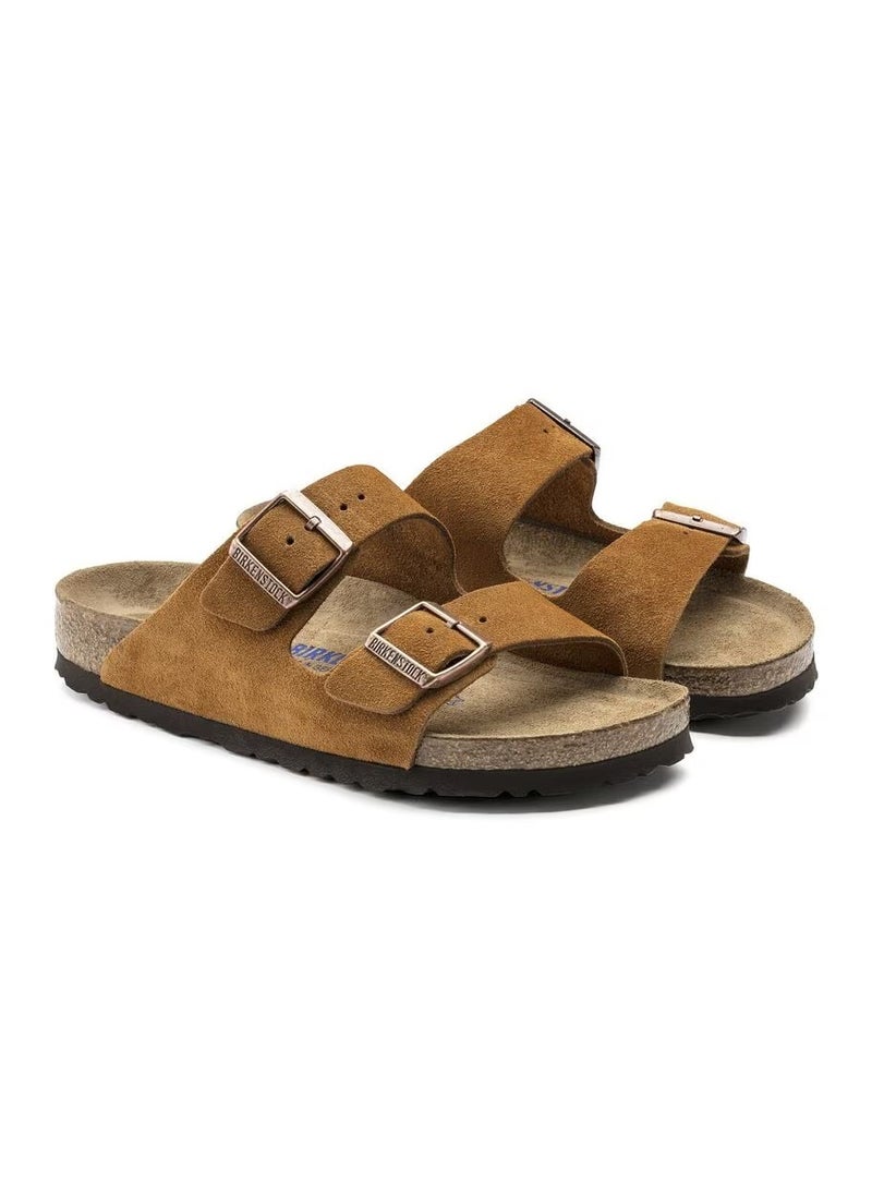 BIRKENSTOCK Arizona Soft Footbed Suede Leather - Mink  - Image 3