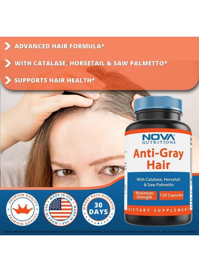 Nova Nutritions - Anti Gray Hair Formula 120 Capsules - Image 1