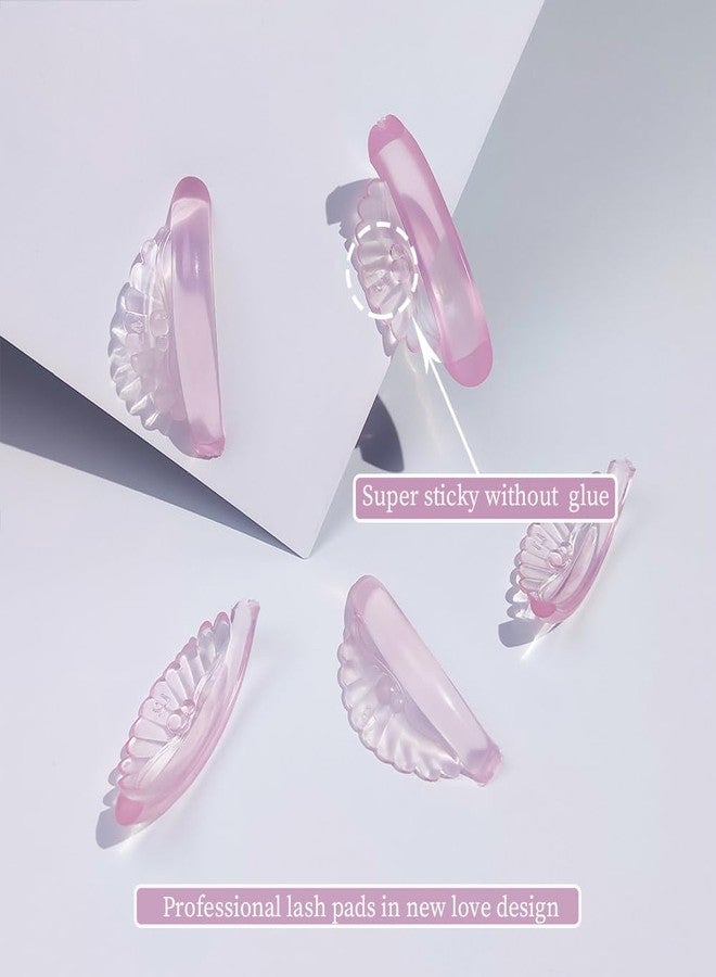 Libeauty Lash Lift Rads 10 Pcs/5 Sizes New Shell Shape Lash Lift Pods Reusable Silicon Lash Lift Shields DIY Use at Home or Salon Lash Lift Tools - Image 3