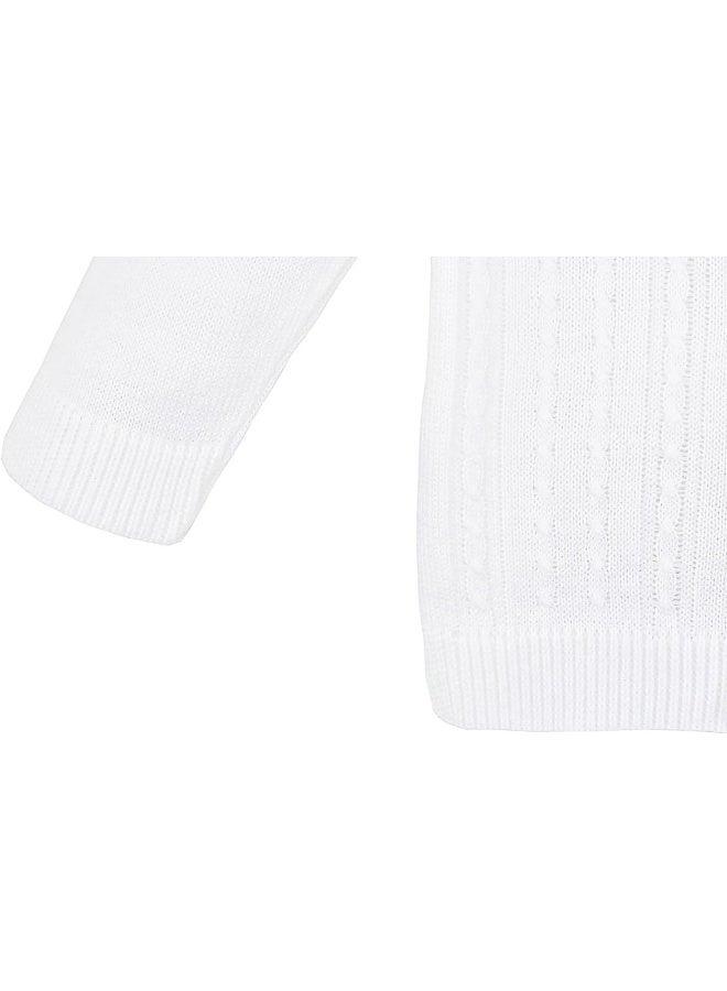Lilax Lilax Baby Boy Cable-Knit Basic Knit Cardigan Sweater  - Image 5