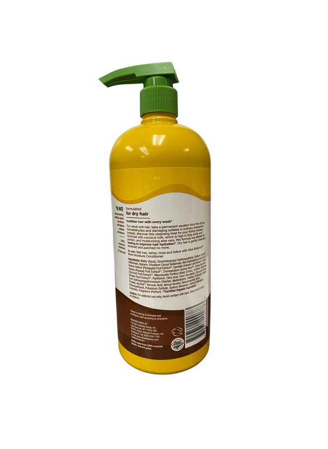 Alba Botanica Lba Botanica More Moisture Shampoo Coconut Milk 34 Oz  - Image 3