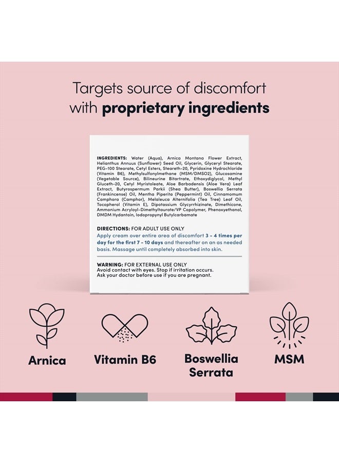 penetrex Joint & Muscle Therapy – Soothing Comfort for Back, Neck, Hands, Feet – Premium Whole Body Rub with Arnica, Vitamin B6 MSM & Boswellia – Non-Greasy 2oz Cream - Image 5