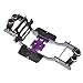 RampCrab Carbon Fiber Chassis Kit for SCX24 7 Angled Skid LCG Chassis Kit for Axial SCX24 C10 JLU Bronco Deadbolt Purple - Image 2