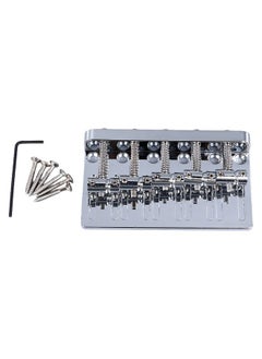 Electric Bass Bridge 5 String Bass Saddle Bridge Thickened Tailpiece Bridge Replacement with Screws Wrench Silver - pzsku/ZE87D024A4766EF9C9003Z/45/_/1732166646/724de94f-7e45-4c8e-81af-3a256937f735