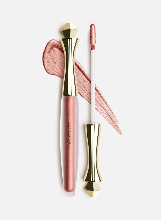 Mirenesse Metallic Matte 12hr Liquid Lip, Hydrating Full Metallic Matte Long Lasting Lipstick Paint Finish with Vitamin C + Vitamin E, Toxin Free, 2 Dazzle .15 oz - Image 1
