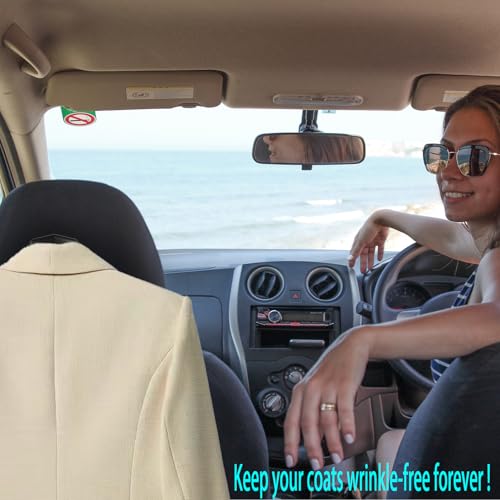 DC Car Clothes Hanger for Jacket Suit Shirt Auto Headrest Back Seat Coat Hangers (High-Grade) - Image 4