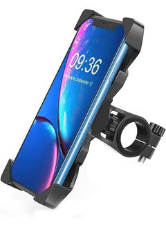 STRAUSS Bike Mobile Holder - Adjustable 360° Rotation Bicycle Phone Mount | Bike Accessories | Bike Phone Holder (Black)  - Image 1
