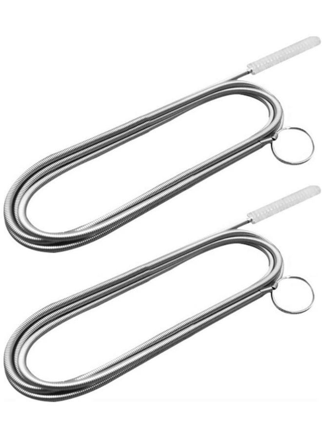 2 Pcs Drain Clog Remover Sink Snake Cleaner Drain - Image 1