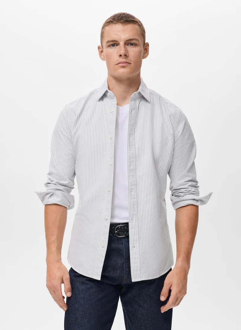 مانجو مان قميص كوداك مخطط قطن 100%