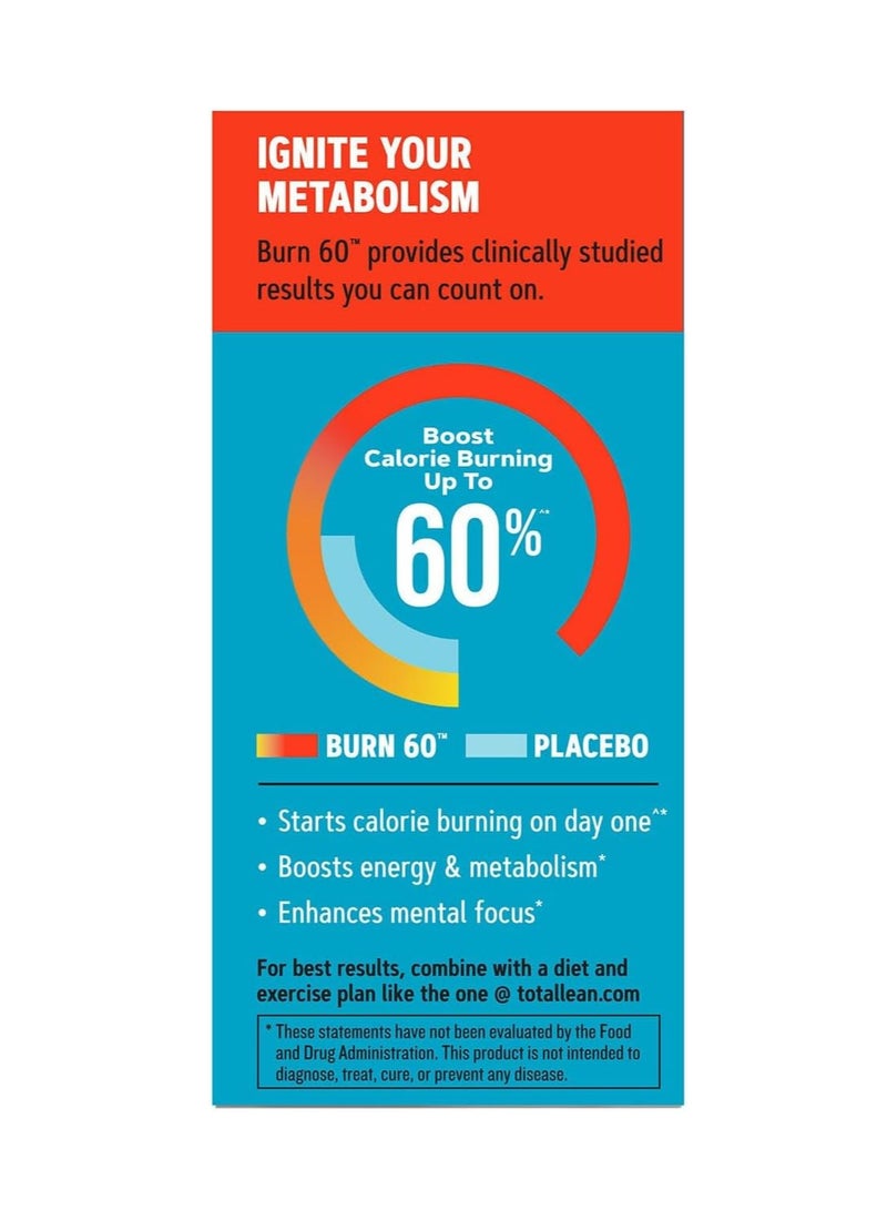 GNC TOTAL LEAN BURN 60 - Image 3