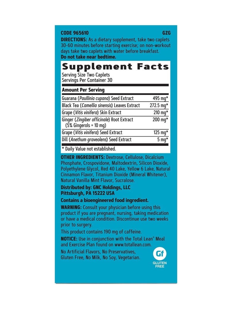 GNC TOTAL LEAN BURN 60 - Image 4