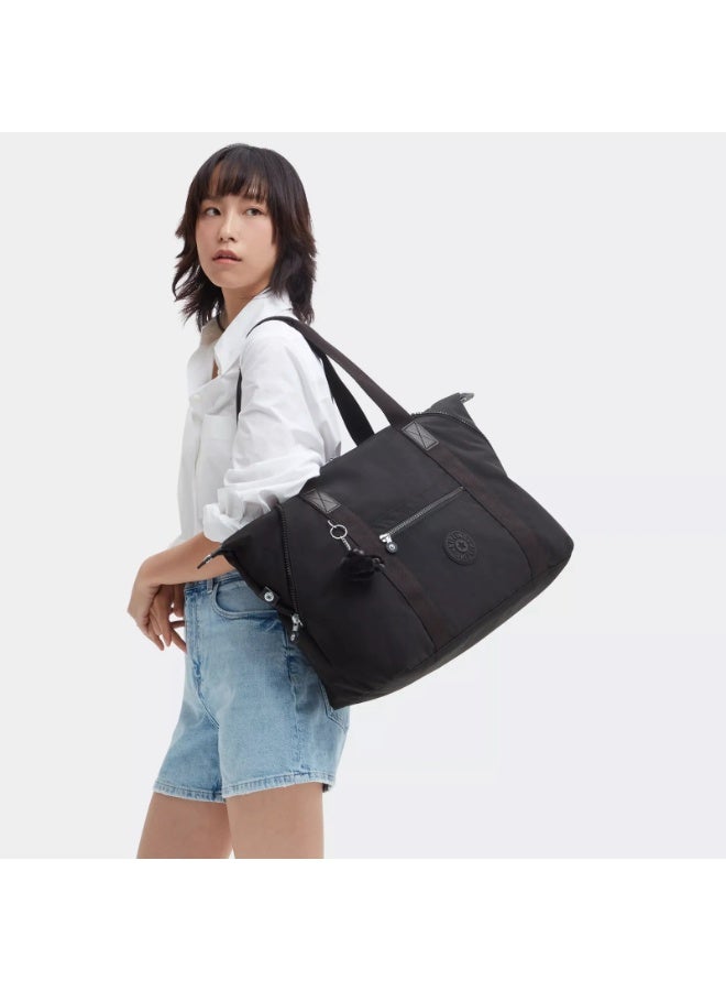 kipling Art M Multi-use medium tote with trolley sleeve Black Noir - Image 2