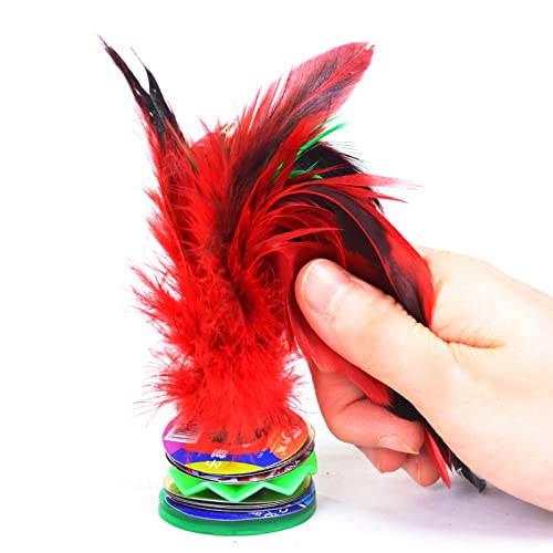 Baitaihem 4 Pack Colorful Kick Shuttlecock Fancy Chinese Jianzi Foot Sports Outdoor Game - Image 2