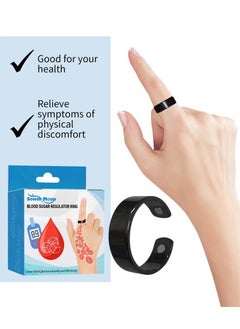 SOUTH MOON Glucose Control Ring，2 PiecesRegulator Ring for Acupressure for Women Men AdjustableControl Ring  - Image 3