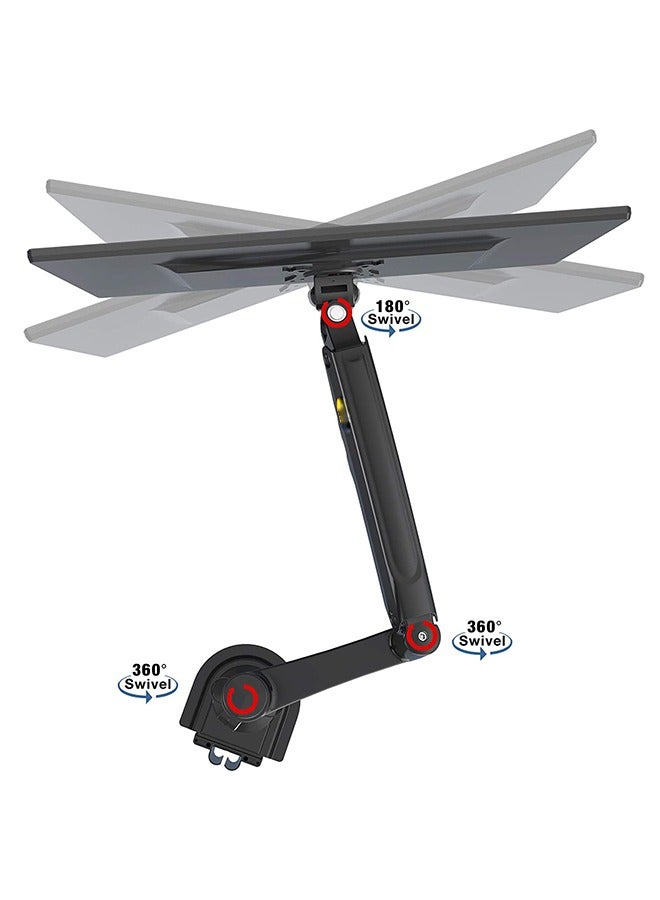 Arabest Dual Monitor Desk Mount Stand Full Motion Swivel Computer Monitor Arm Fits 2 Screens up to 32'' with Load Capacity 4.4~26.4lbs for Each Monitor - Image 4