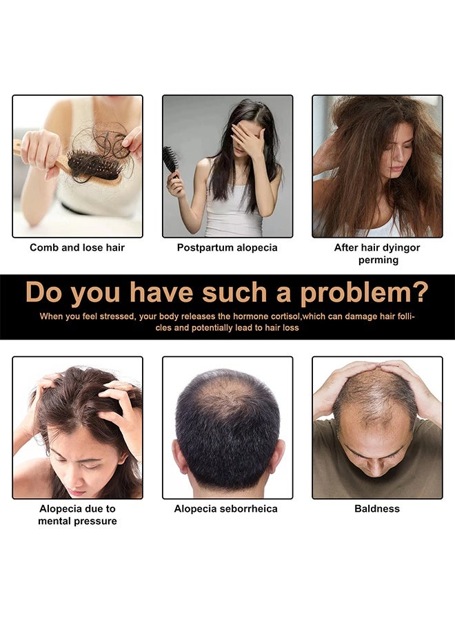 LUNOON Root Activating Shampoo, Strengthen Hair Root Anti Falling And Firm Hair, Thick And Fluffy Hair, Soft And Strong Hair Repair And Care Shampoo, 100ML - Image 5