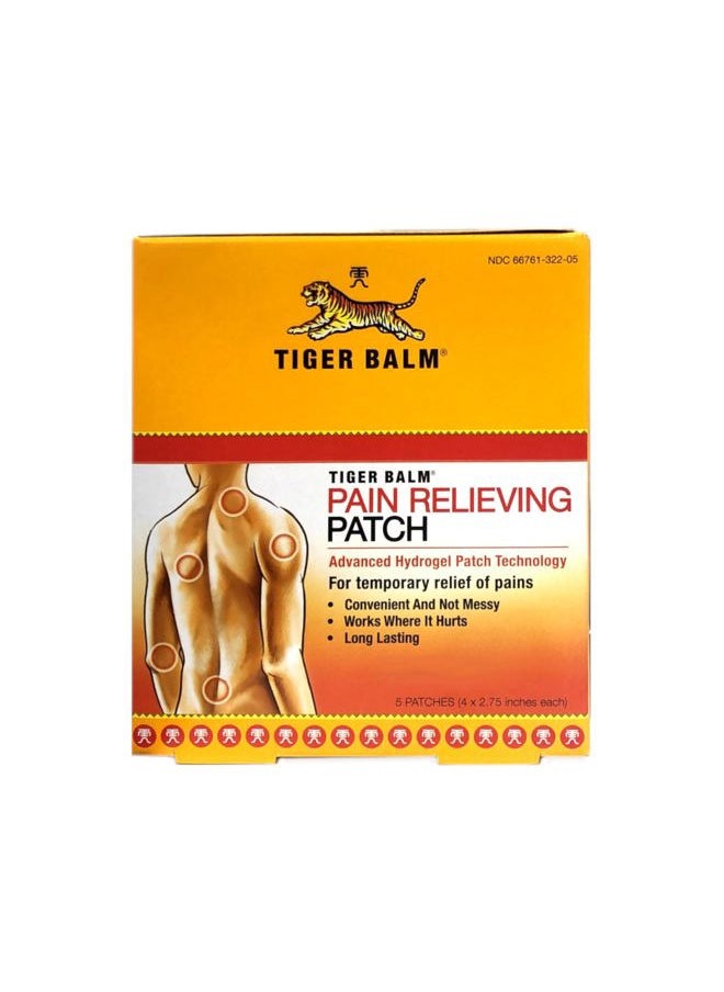 Tiger Balm - Pain Relieving Patch 5Ct(10 Pack) - Image 1