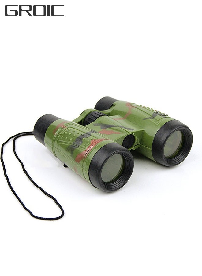 GROIC Outdoor Children's Binoculars with Compass Equipment Model Educational Toys  - Image 1