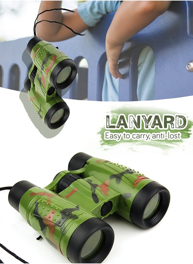 GROIC Outdoor Children's Binoculars with Compass Equipment Model Educational Toys  - Image 4
