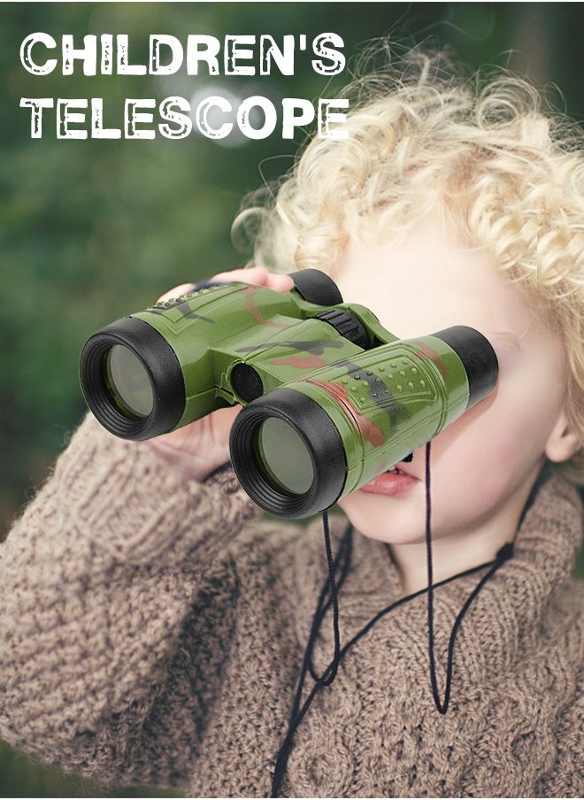 GROIC Outdoor Children's Binoculars with Compass Equipment Model Educational Toys  - Image 5