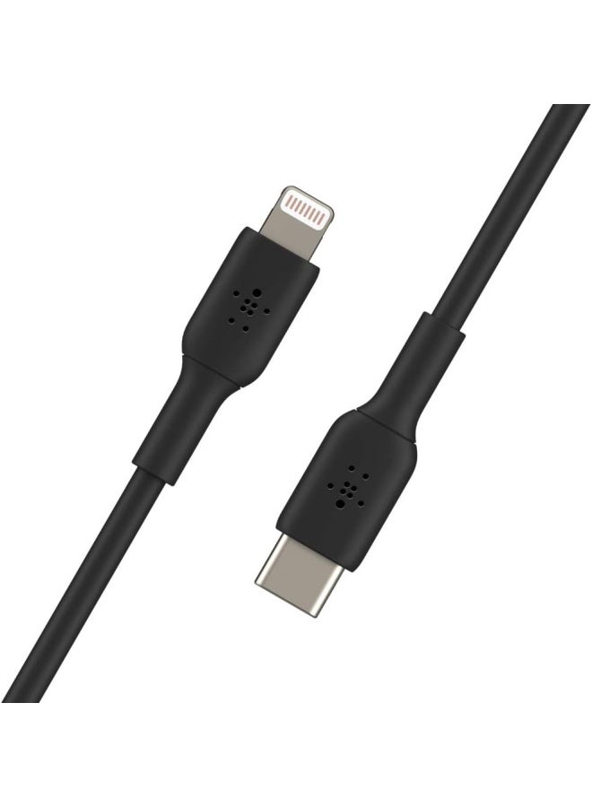 Belkin 1 Meter PVC Lightning to C Cable Black - Image 3