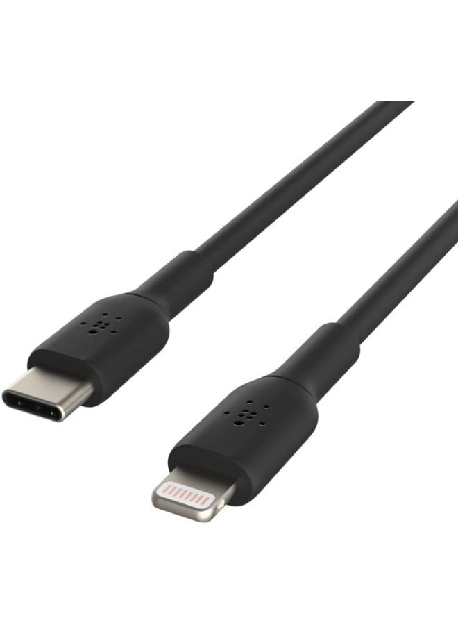 Belkin 1 Meter PVC Lightning to C Cable Black - Image 2