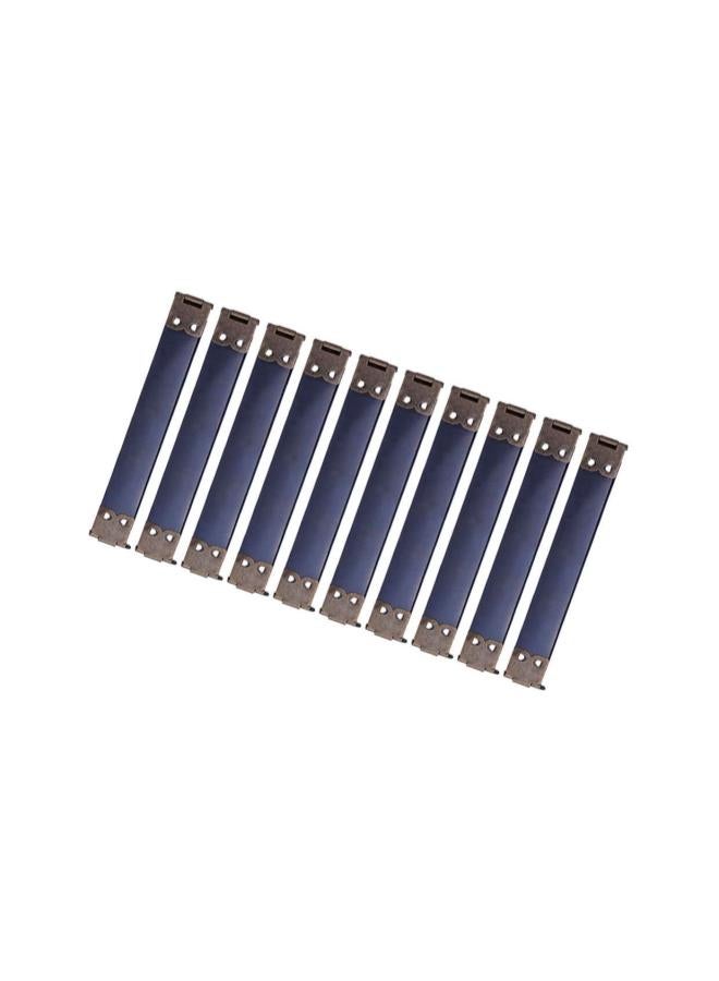 Generic 10pcs Metal Internal Flex Purse Frame Squeeze Pinch Purse Frames for DIY Craft Purse Bag Wallet Sewing Making Coin Handbag Hinges Spring Clip Hook 10cm  - Image 1