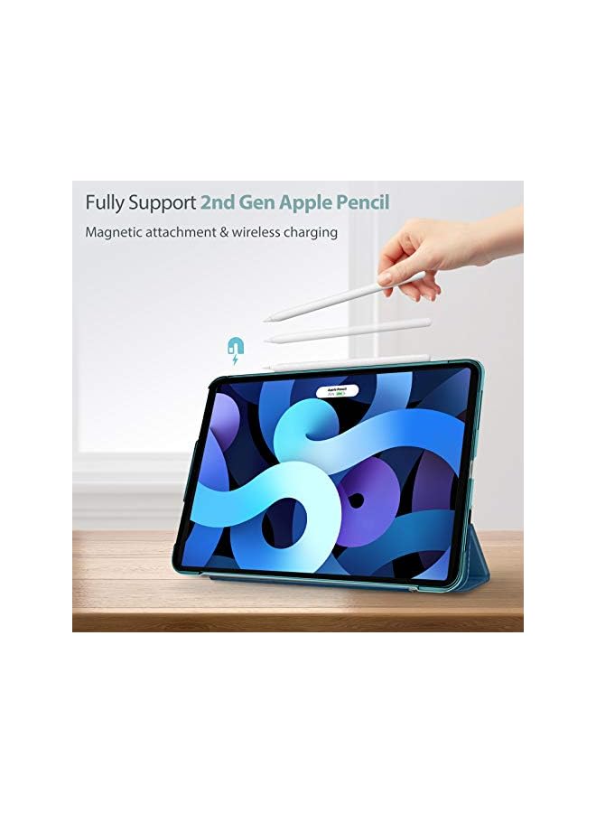 Procases Ipad Air 5Th Generation Case 2022 / Ipad Air 4Th 2020 Case 10.9 Inch, Slim Stand Hard Back Shell Protective Smart Cover Cases For Ipad Air 5Th A2589 A2591/ Air 4Th Gen A2316 A2324 –Emerald - Image 2