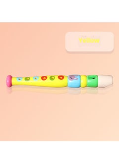 Childrens Plastic Flute Early Education Musical Toy Yellow